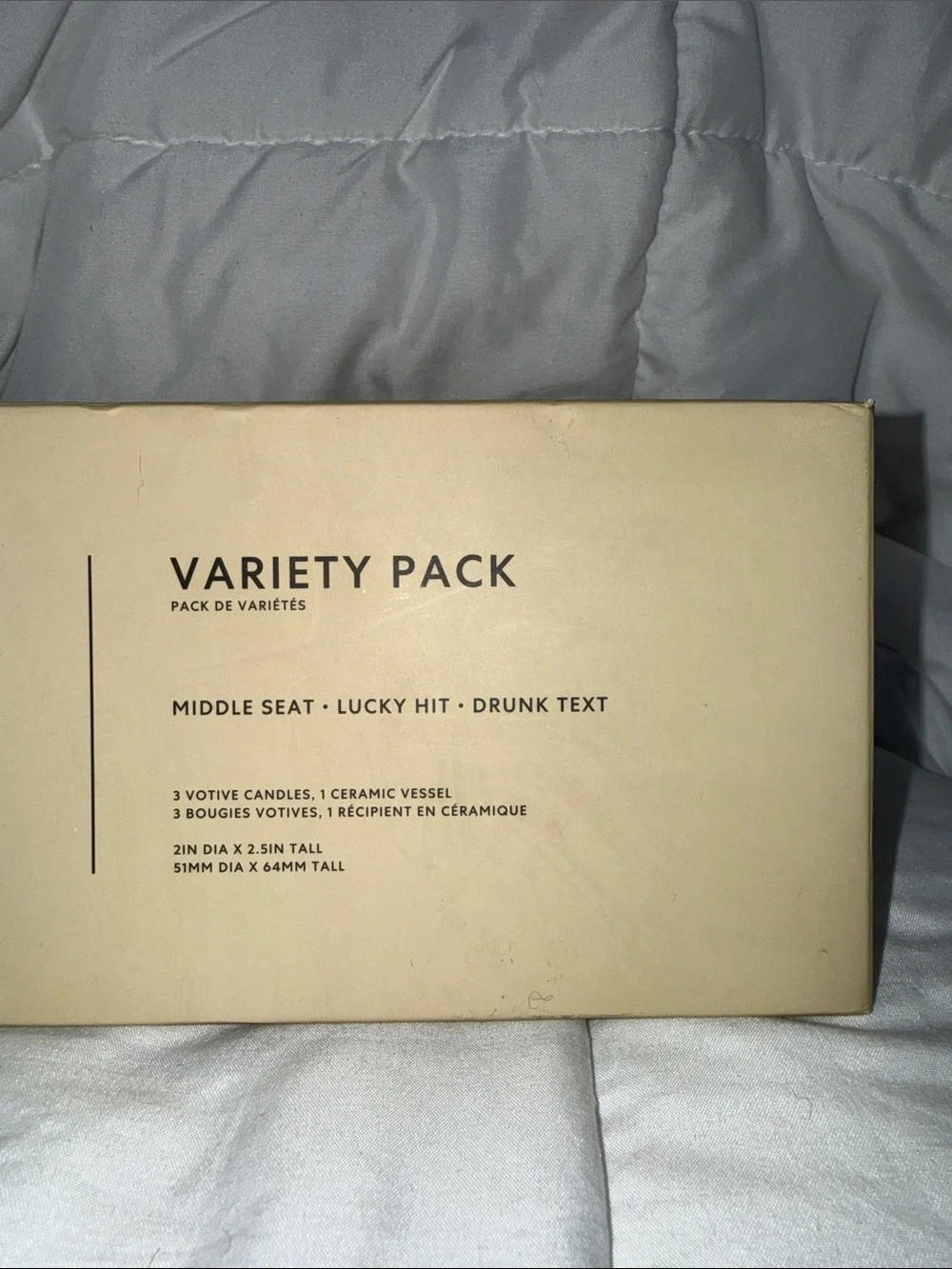 Mood Care Variety Pack Candles - Beige